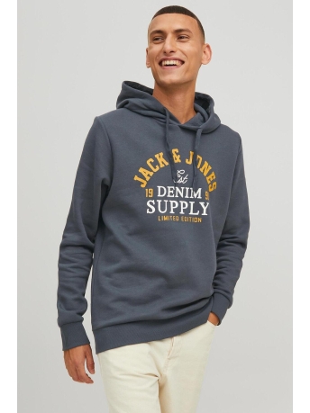 Jack & Jones Trui JJELOGO SWEAT HOOD 2 COL 22/23 NOOS 12210824 OMBRE BLUE