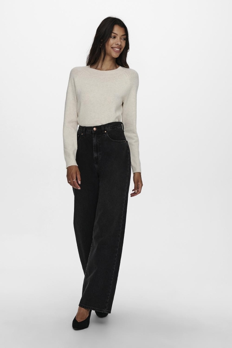 Only beige dames trui | Model
