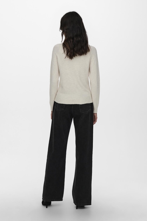 Only beige dames trui | Model