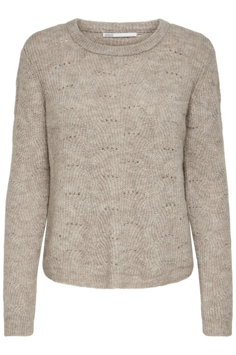 Only beige dames trui | Vooraanzicht