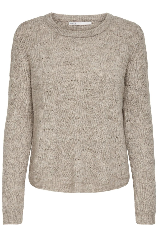 Only beige dames trui | Vooraanzicht