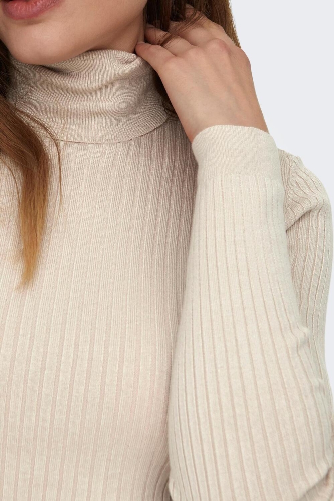 Only beige dames trui | Close up