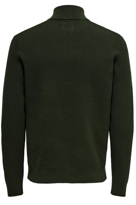 Only & Sons groene heren trui | Achteraanzicht