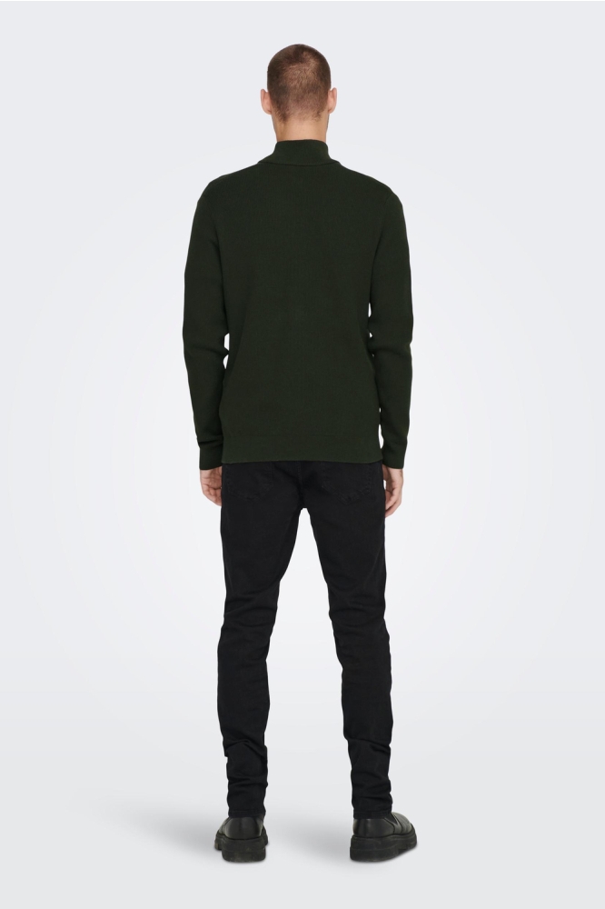 Only & Sons groene heren trui | Model