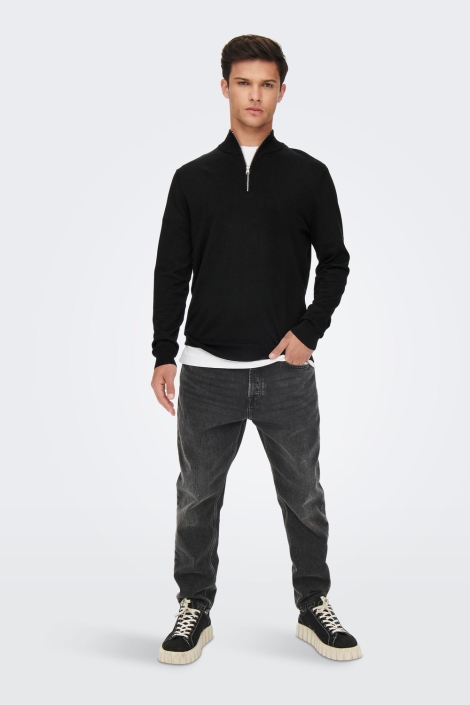 Only & Sons zwarte heren trui | Model