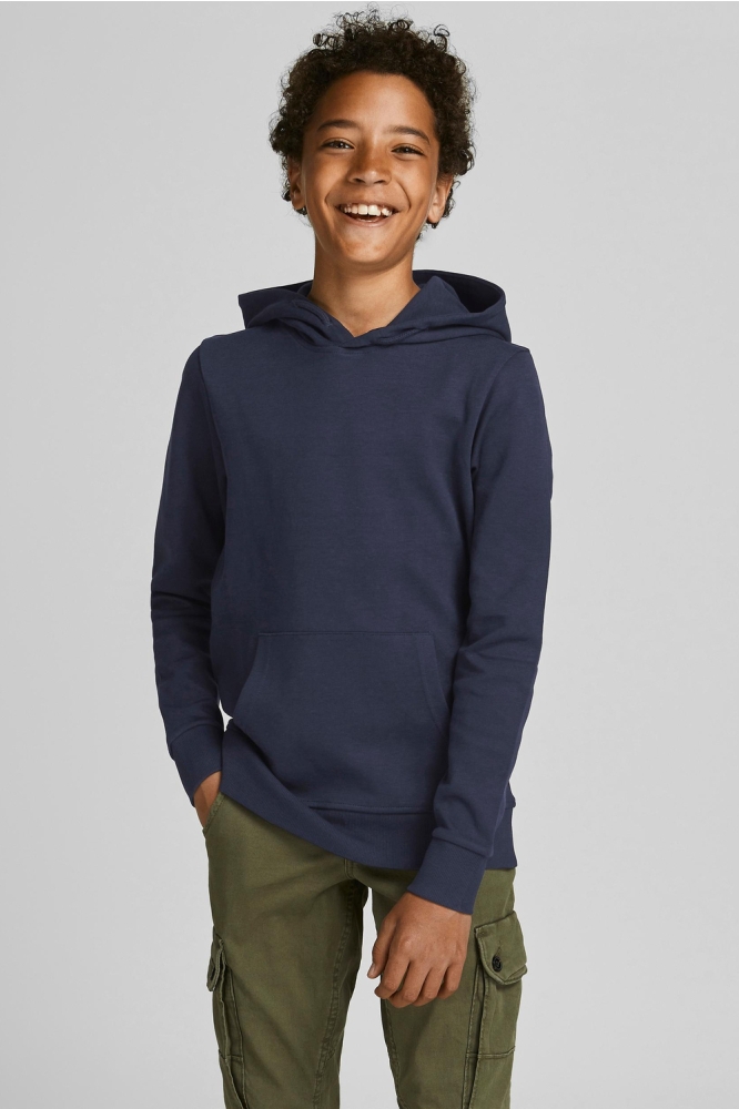 JJEBASIC SWEAT HOOD NOOS JNR 12184813 Navy Blazer