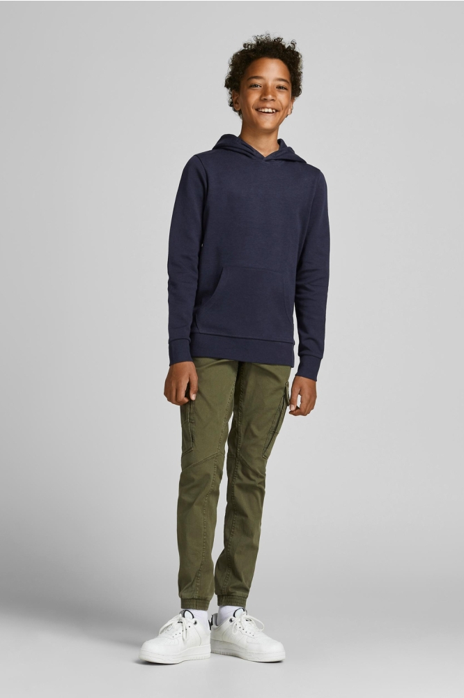 JJEBASIC SWEAT HOOD NOOS JNR 12184813 Navy Blazer
