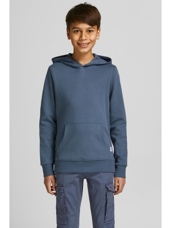 Jack & Jones Junior Trui JJEBASIC SWEAT HOOD NOOS JNR 12184813 Grisaille