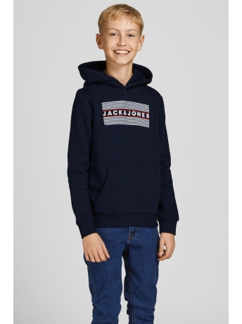 Jack & Jones Junior Trui JJECORP LOGO SWEAT HOOD NOOS JNR 12152841 Navy Blazer
