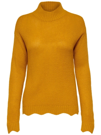 Jacqueline de Yong Trui JDYJUSTY L/S SCALLOP EDGE PULLOVER 15266172 Golden Yellow