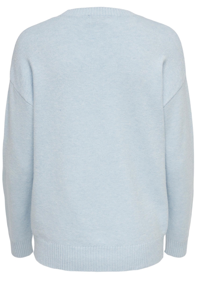 JDYMARCO L/S V-NECK PULLOVER KNT 15281979 CASHMERE BLUE