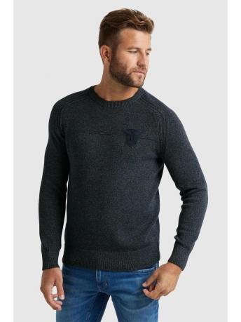 PME legend Trui LONG SLEEVE R NECK KNITTED PKW2208306 5073