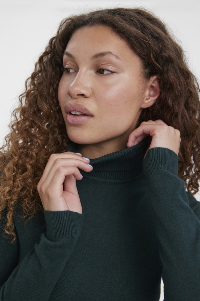 Vero Moda groene dames trui | Close up