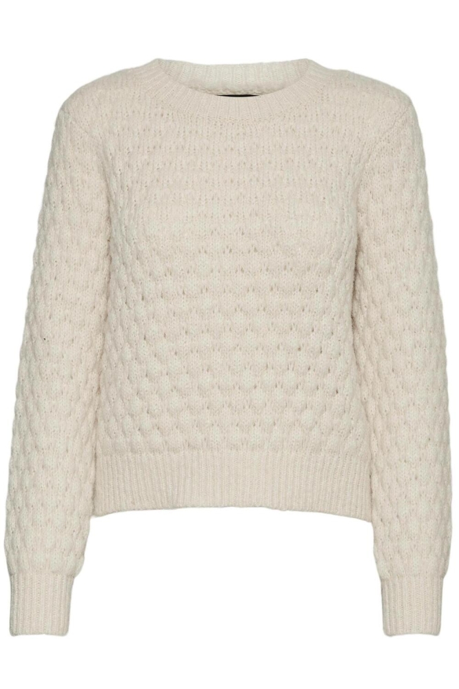 VMWINNIE STRUCTURE  LS O-NECK BLOUS 10269224 BIRCH