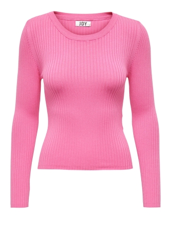 Jacqueline de Yong Trui JDYPLUM L/S O-NECK PULLOVER KNT 15287470 PINK POWER