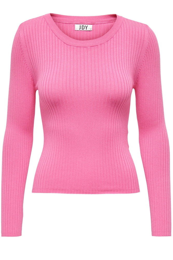 JDYPLUM L/S O-NECK PULLOVER KNT 15287470 PINK POWER