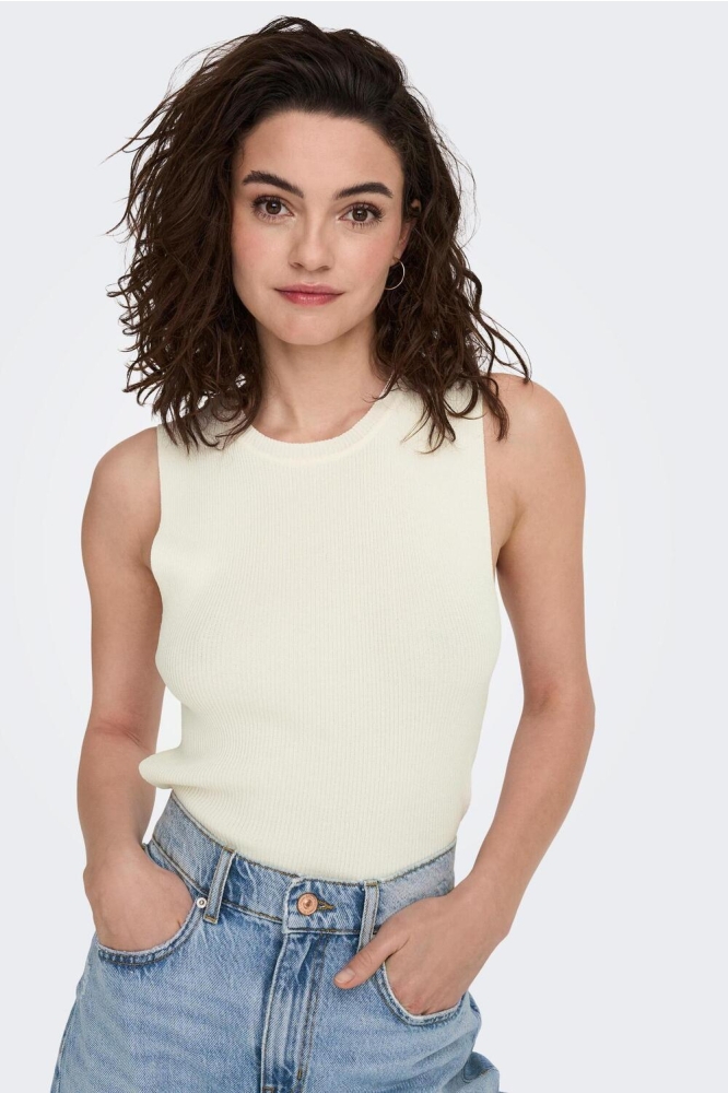 ONLMAJLI S/L TOP KNT NOOS 15255533 CLOUD DANCER