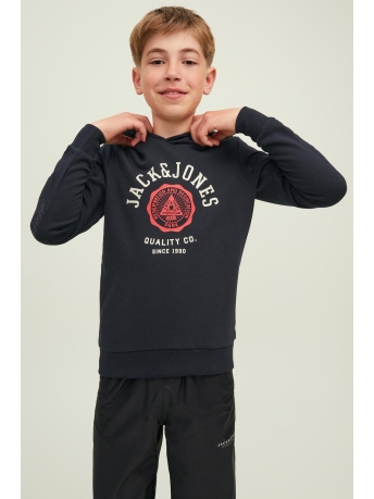 Jack & Jones Junior Trui JJELOGO SWEAT HOOD 2 COL 22/23 NOOS 12212287 Black