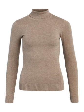 Object Trui OBJTHESS L/S ROLLNECK KNIT PULLOVER 23033228 FOSSIL