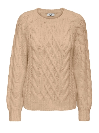 Jacqueline de Yong Trui JDYDINEA L/S CABLE PULLOVER KNT 15277900 Warm Sand