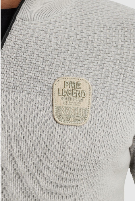 PME legend half zip collar cotton plated