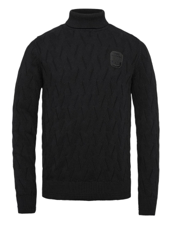 PME legend Trui COTTON TURTLE NECK PULLOVER PKW2210304 999