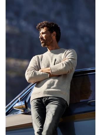Cast Iron Trui COTTON PULLOVER CKW2210345 7013