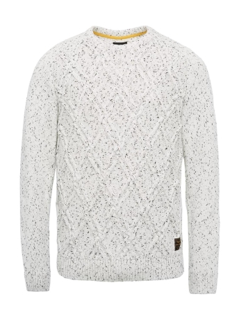 PME legend Trui CABLE KNIT PULLOVER PKW2210309 7011