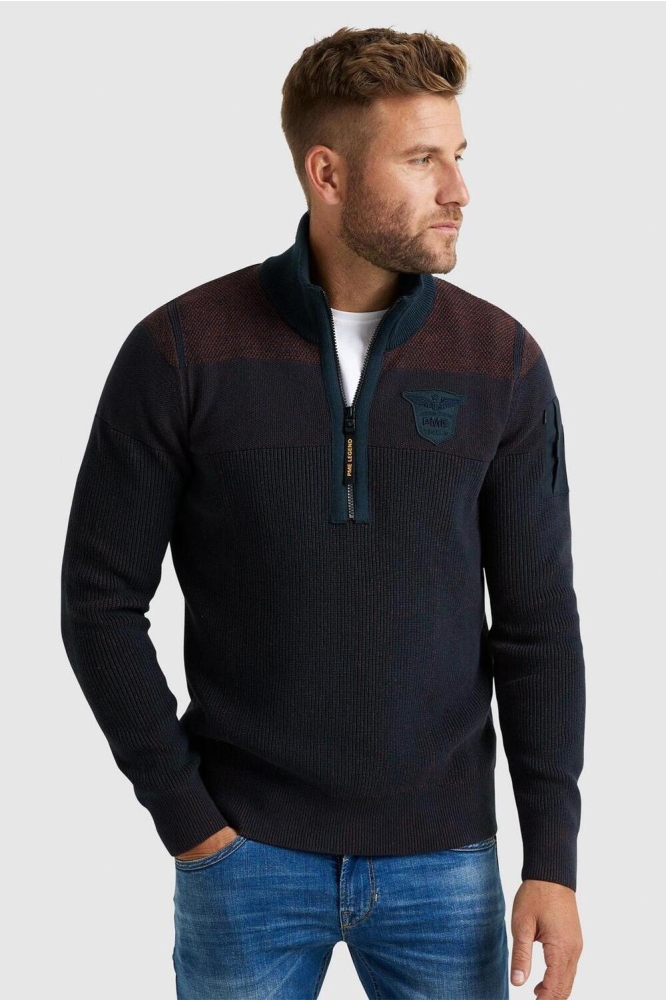 HALF ZIP COTTON PULLOVER PKW2210330 5073