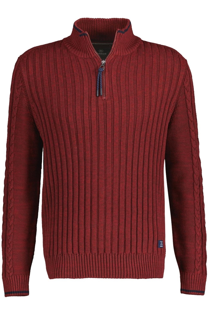 WIJD GEBREID MET OPSTAANDE KRAAG 22N5436 371