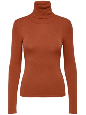 Jacqueline de Yong Trui JDYDINA L/S ROLL NECK PULLOVER KNT 15277469 PICANTE