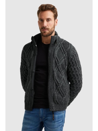 PME legend Vest MIXED YARN ZIP JACKET PKC2210321 9160