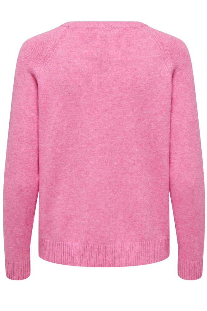 Only roze dames trui | Achteraanzicht