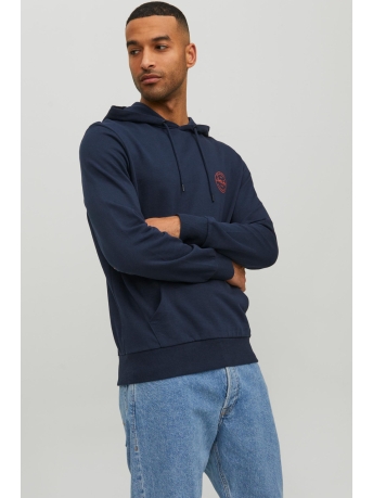 Jack & Jones Trui JJESHARK SWEAT HOOD NOOS 12205081 NAVY BLAZER