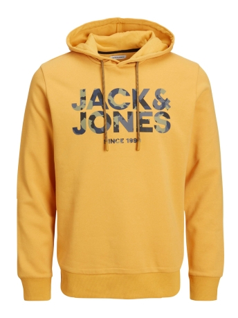 Jack & Jones Trui JJJAMES SWEAT HOOD 12235338 HONEY GOLD