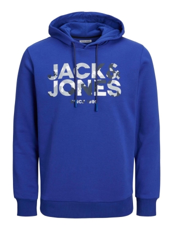 Jack & Jones Trui JJJAMES SWEAT HOOD 12235338 BLUING