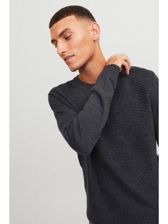 Jack & Jones Trui JJBROOKLYN KNIT CREW NECK 12236214 BLACK