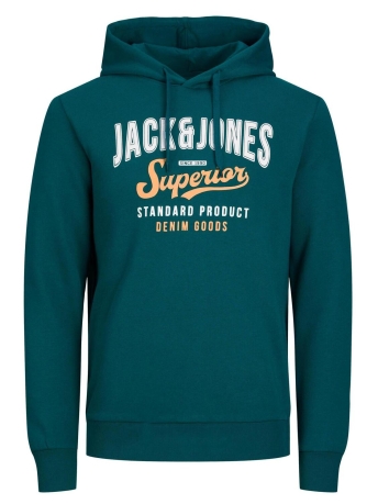 Jack & Jones Trui JJELOGO SWEAT HOOD 2 COL 22/23 NOOS 12210824 STORM
