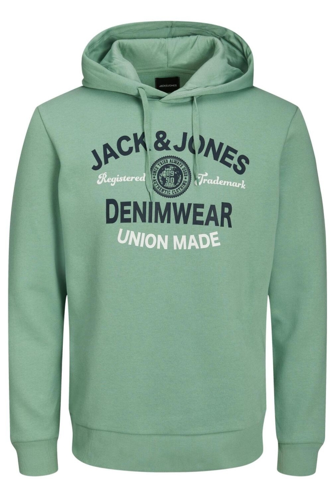 JJELOGO SWEAT HOOD 2 COL 22/23 NOOS 12210824 GRANITE GREEN