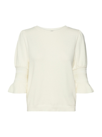 Vero Moda Trui VMAMELIA 3/4 O-NECK PULLOVER GA LCS 10286405 BIRCH