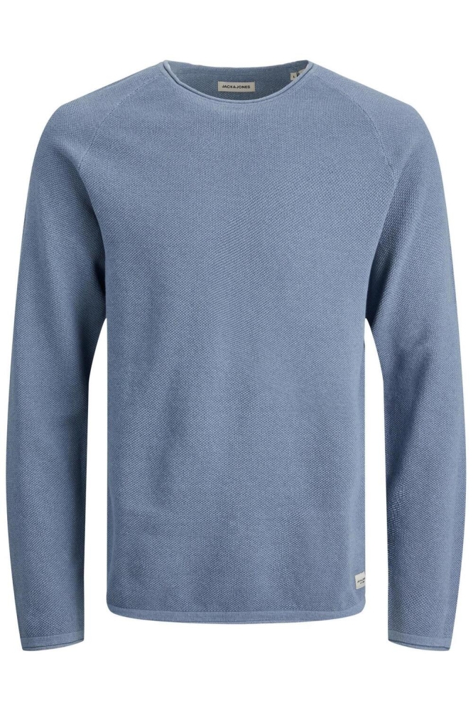 JJEHILL KNIT CREW NECK NOOS 12157321 FLINT STONE/TWIST