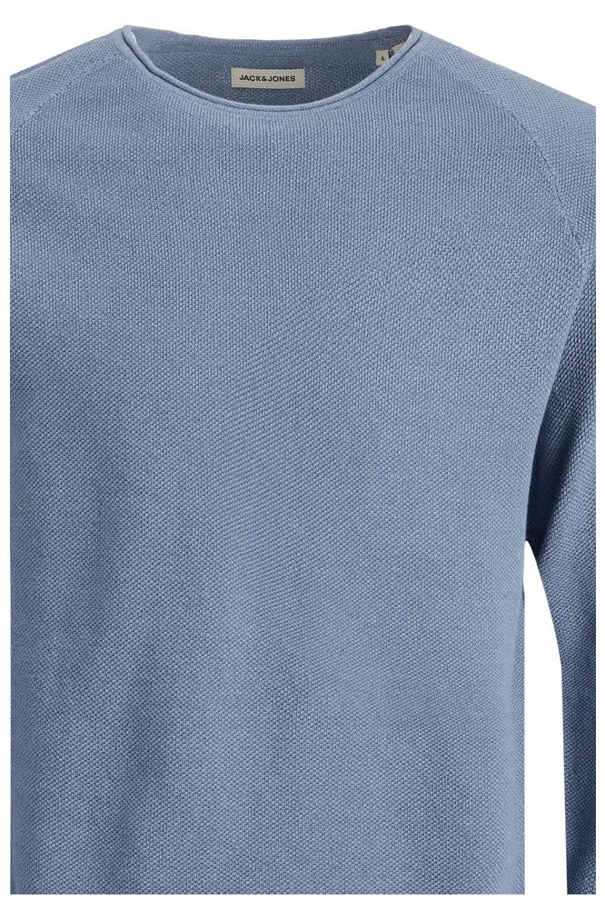 JJEHILL KNIT CREW NECK NOOS 12157321 FLINT STONE/TWIST