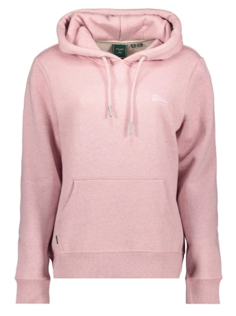 Superdry Trui VINTAGE LOGO EMB HOOD W2011870A LA SOFT PINK MARL