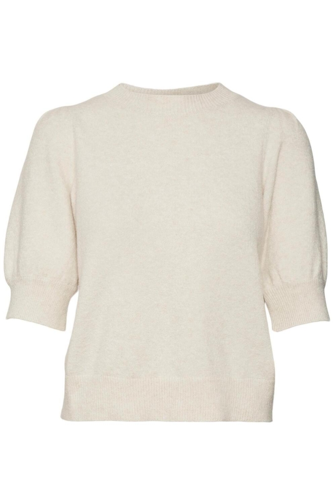 VMDOFFY 2/4 O-NECK PULLOVER GA NOOS 10278313 Birch/MELANGE