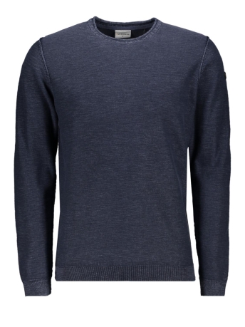 NO-EXCESS Trui PULLOVER CREWNECK GARMET DYE 19230101 078 Night 