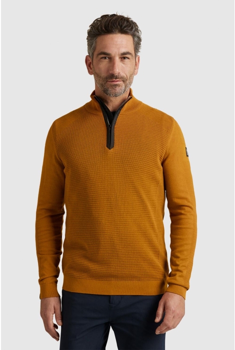 Vanguard half zip collar cotton structure