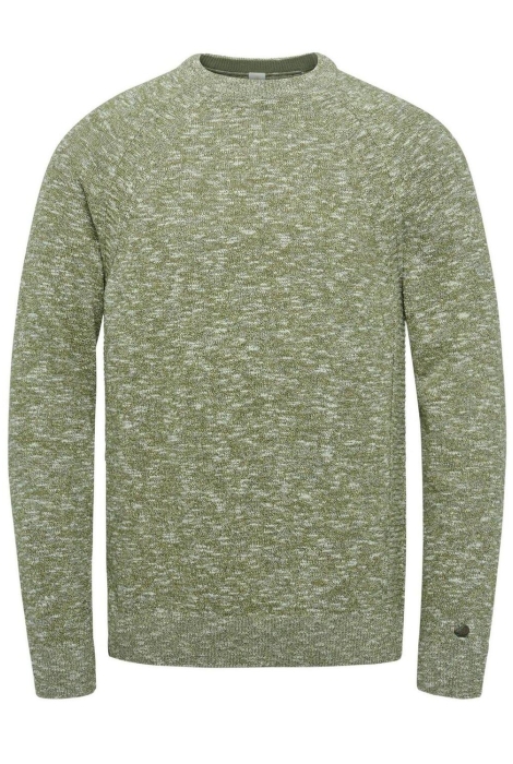 Cast Iron crewneck cotton slub mouline