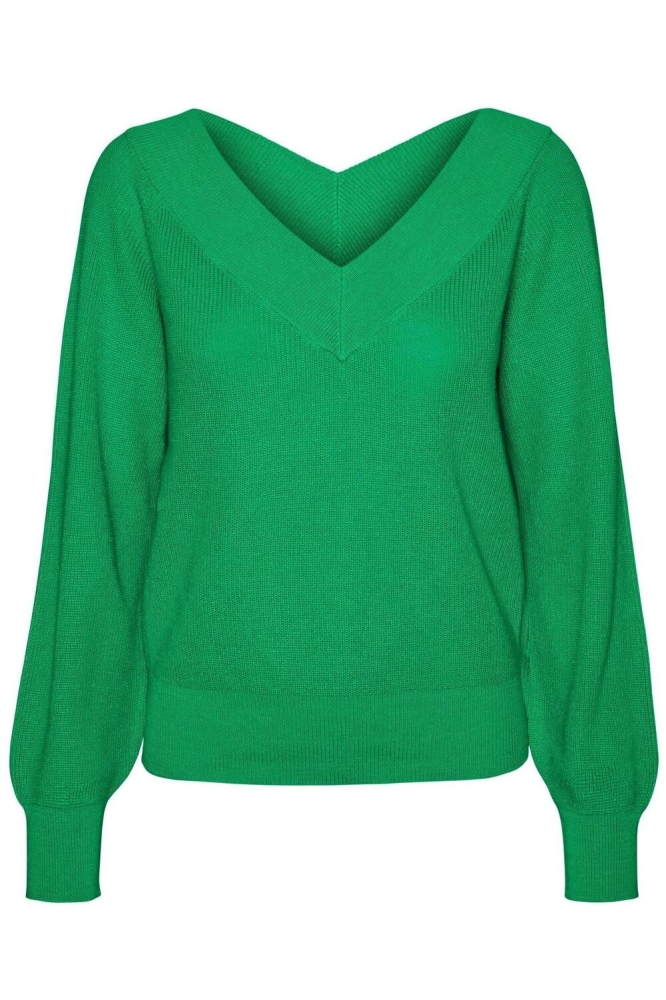 VMNEWLEXSUN LS DOUBLE V-NCK BLOU GA 10287223 BRIGHT GREEN