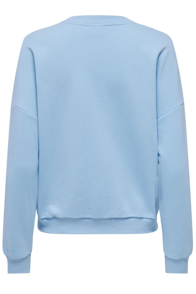 ONLBRIE L/S USA O-NECK BOX SWT 15291529 Clear Sky/Florida