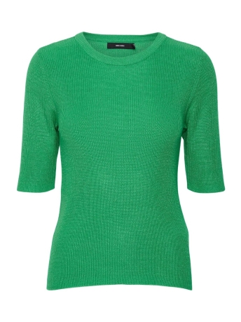 Vero Moda Trui VMNEWLEXSUN 2/4 TIGHT O-NECK BLOU G 10287222 BRIGHT GREEN